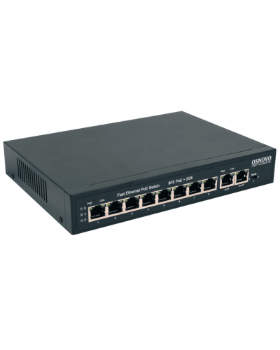 SW-20820(120W). Коммутатор 10-портовый  Gigabit Ethernet с PoE. OSNOVO в Назрани
