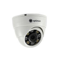 IP-E024.0(2.8)PL_DP03. Видеокамера IP купольная. Optimus