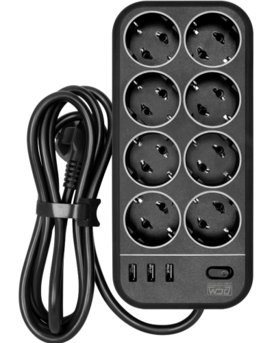 SP-08 USB03AB 1,8 M. Сетевой фильтр. POWERCOM в Назрани