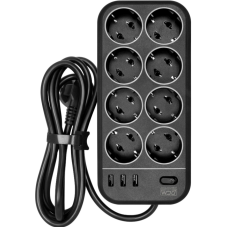 SP-08 USB03AB 3,0 M. Сетевой фильтр. POWERCOM
