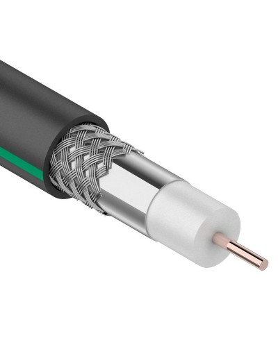 SAT 703 B, Cu/Al/Al, 75%, 75 Ом, 100 м, черный OUTDOOR. PROconnect. (01-2436-1). Кабель коаксиальный радиочастотный. PROCONNECT в Назрани