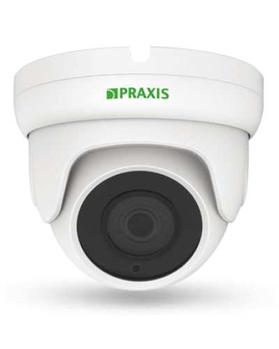 PE-7141IP 2.8. Видеокамера IP купольная. Praxis в Назрани
