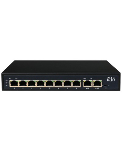 RVi-1NS08F-2T (1G). Коммутатор с питанием по PoE. RVi в Назрани