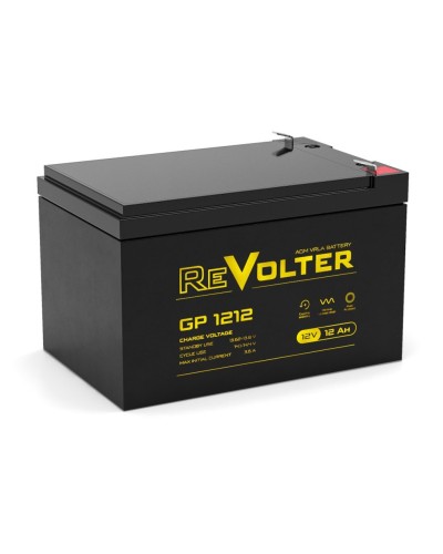 Revolter GP 1212. Аккумулятор автомобильный герметичный свинцово-кислотный. Revolter в Назрани