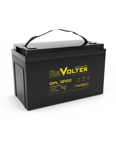 Revolter GPL 12100. Аккумулятор автомобильный герметичный свинцово-кислотный. Revolter в Назрани