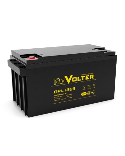 Revolter GPL 1265. Аккумулятор автомобильный герметичный свинцово-кислотный. Revolter в Назрани