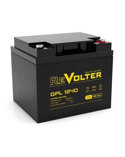 Revolter GPL 1240. Аккумулятор автомобильный герметичный свинцово-кислотный. Revolter в Назрани