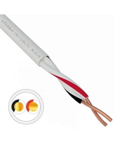 КПСВВнг(А)-LSLTx 1х2х1,5 REXANT (01-4873). Кабель для систем передачи данных пониженной пожароопасности c низким дымо- и газовыделением, с низкой токсичностью продуктов горения. Rexant в Назрани