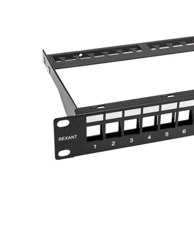 Панель коммутационная наборная 19", 1U, 24 порта, UTP REXANT PRO (02-0053): Патч-панель 19" в Назрани
