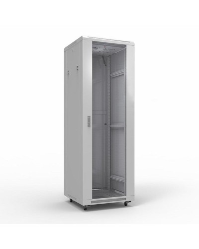 Шкаф телекоммуникационный 19 напольный 42U 600х800 мм, передняя дверь стекло, задняя дверь металл, RAL 7035 (состоит из 3 частей) (04-2306). Шкаф телекоммуникационный 19 напольный 42U. Rexant в Назрани