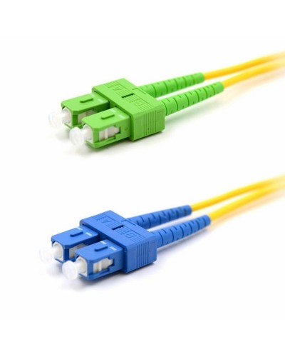 Патч-корд оптический переходной (SM), 9/125 (OS2), SC/APC-SC/UPC, (Duplex), PVC, 2м REXANT (50-2059): Патч-корд оптический в Назрани