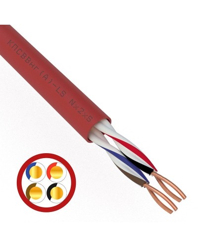 КПСВВнг(А)-LS 2х2х0,5 (01-4865)(REXANT). Кабель для систем пожарной и охранной сигнализации. Rexant в Назрани