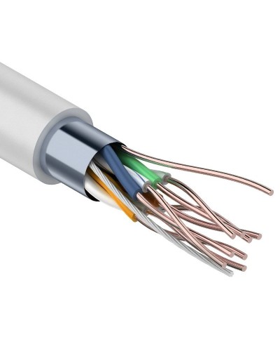 F/UTP, CAT 6, ZH нг(А)-HF, 4PR, 23AWG, INDOOR, SOLID, серый, 305м, REXANT (01-0167). Кабель «витая пара» (LAN) для структурированных систем связи. Rexant в Назрани