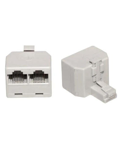 Двойник компьютерный UTP RJ-45(8P8C) (штекер - 2 гнезда) REXANT (03-0102): Кабельный соединитель в Назрани