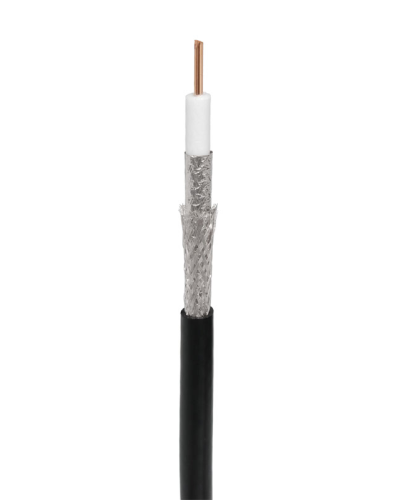 RG-11U, 75 Ом, CCS/Al/Al, 83%, 305 м, черный OUTDOOR (01-3011). Кабель коаксиальный радиочастотный. Rexant в Назрани