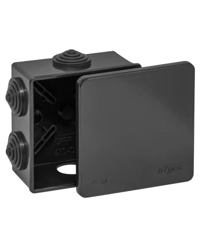 Коробка TYCO ОП 85х85х40мм УХЛ1 IP54 черный (67040Ч). Коробка распределительная. RuVinil в Назрани