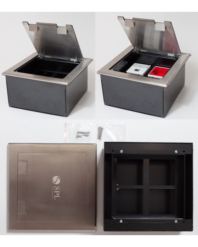 Люк на 4 поста (45х45), из нержавеющей стали, с коробкой, IP40 (300014). Люк. SPL в Назрани