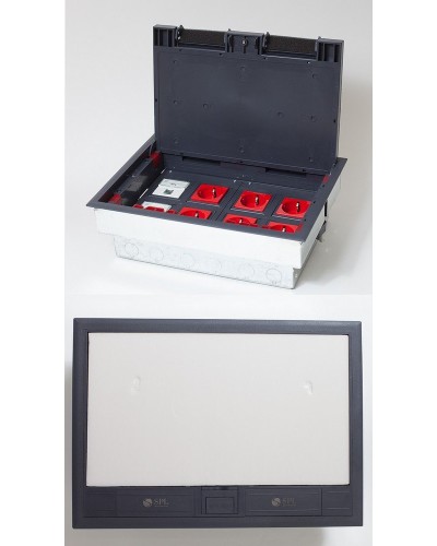Люк на 8 постов (45х45), металл/пластик, с металлической коробкой, IP40 (300009). Люк. SPL в Назрани