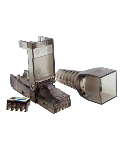Коннектор 8P8C UTP 6A (RJ-45) безынструментальный (10-0239). Разъем RJ-45. SUPRLAN в Назрани