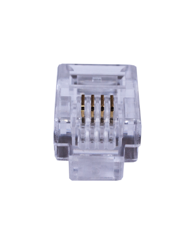 Коннекторы 4P4C (RJ-11) (100шт) (10-0229). Телефонный разъем 4P4C (RJ-11). SUPRLAN в Назрани