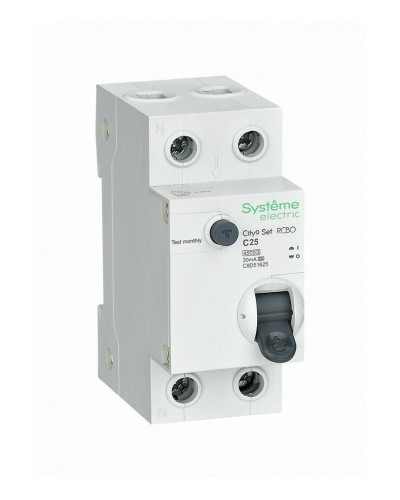 City9 Set 1P+N С 25А 4.5kA 30мА A 230В (C9D55625). Автоматический выключатель дифференциального тока. Systeme Electric в Назрани