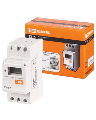 ТЭ15М-1мин/7дн-32on/off-30А-DIN TDM (SQ1503-0037). Таймер электронный. TDM ЕLECTRIC в Назрани