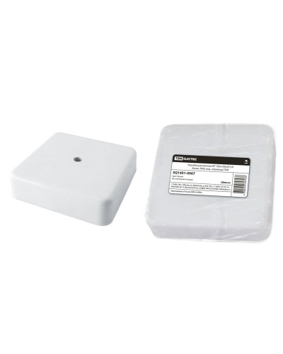 Коробка КР 100х100х29 ОП белая, IP40 (SQ1401-0907). Распаячная коробка. TDM ЕLECTRIC в Назрани