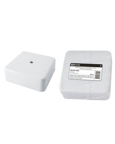 Коробка КР 50х50х20 ОП белая, IP40 (SQ1401-0901). Распаячная коробка. TDM ЕLECTRIC в Назрани