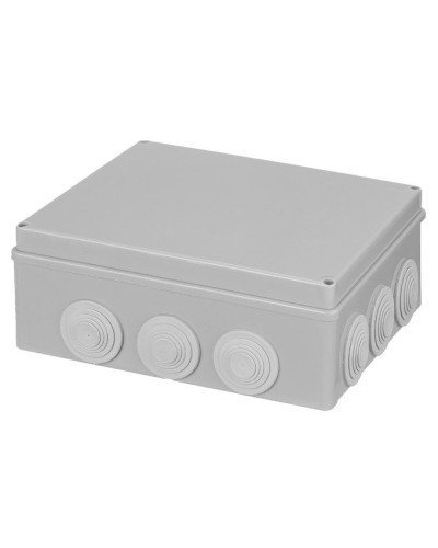 Распаячная коробка ОП 240х190х90мм, крышка, IP55, 12 гермовводов TDM (SQ1401-1143). Распаячная коробка ОП. TDM ЕLECTRIC в Назрани