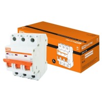 ВА47-29 3Р 16А 4,5кА х-ка С (SQ0206-0109). Автоматический выключатель. TDM ЕLECTRIC