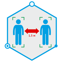 TRASSIR Social Distance Detector. Программное обеспечение для IP систем видеонаблюдения. Trassir