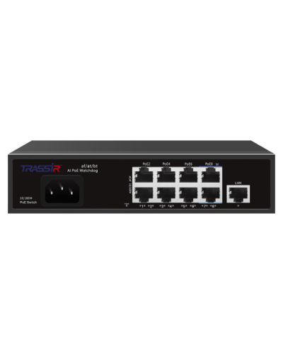 TR-NS1109-120-8PoE. Коммутатор с PoE. Trassir в Назрани
