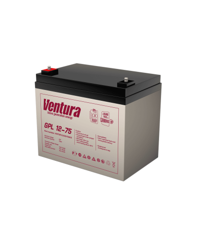 Ventura GPL 12-75. Аккумулятор герметичный свинцово-кислотный. Ventura в Назрани