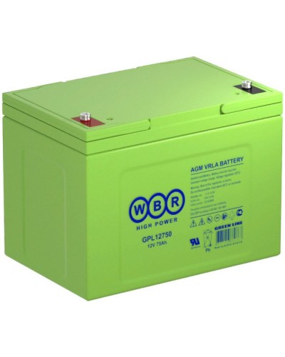 WBR GPL12750. Аккумулятор герметичный свинцово-кислотный. WBR в Назрани