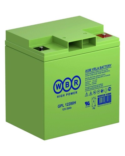 WBR GPL12280H. Аккумулятор герметичный свинцово-кислотный. WBR в Назрани