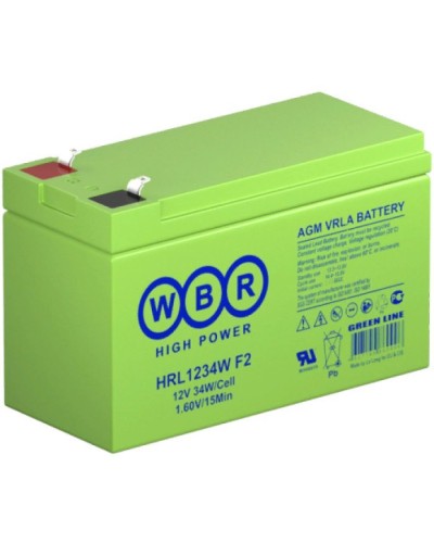 WBR HRL1234W F2. Аккумулятор герметичный свинцово-кислотный. WBR в Назрани