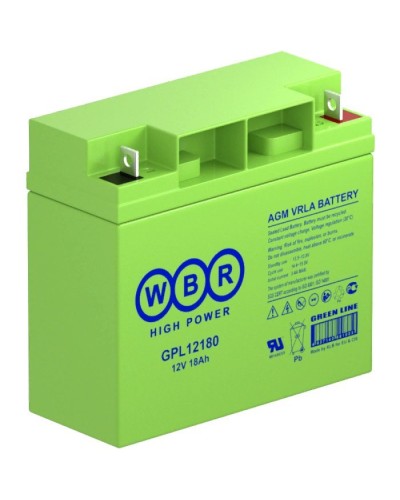 WBR GPL12180. Аккумулятор герметичный свинцово-кислотный. WBR в Назрани