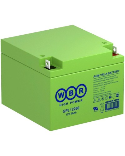 WBR GPL12260. Аккумулятор герметичный свинцово-кислотный. WBR в Назрани