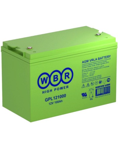 WBR GPL121000. Аккумулятор герметичный свинцово-кислотный. WBR в Назрани