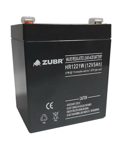 ZUBR HR 1221W (12V, 5Ah). Аккумулятор герметичный свинцово-кислотный. ZUBR в Назрани
