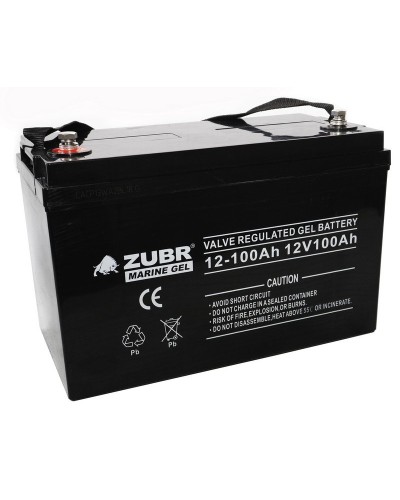 ZUBR MARINE GEL NPG 12-100 (12V, 100Ah). Аккумулятор герметичный свинцово-кислотный. ZUBR в Назрани