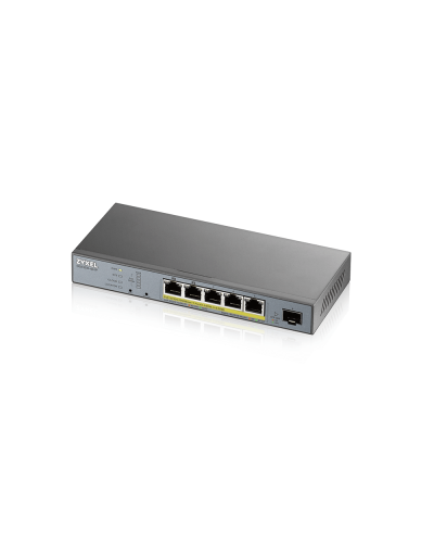 GS1350-6HP-EU0101F. L2 коммутатор PoE+ для IP-видеокамер. ZYXEL в Назрани