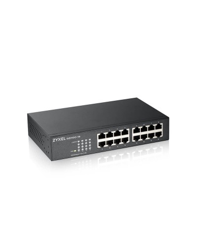 GS1100-16-EU0103F. Коммутатор 16xGE, rack 19, бесшумный. ZYXEL в Назрани