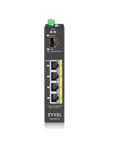 RGS100-5P-ZZ0101F. Промышленный PoE+ коммутатор. ZYXEL в Назрани