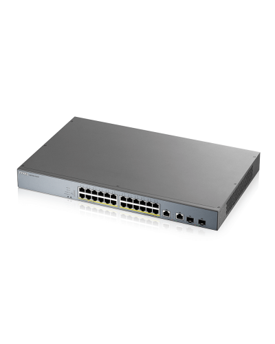 GS1350-26HP-EU0101F. L2 коммутатор PoE+ для IP-видеокамер rack 19. ZYXEL в Назрани
