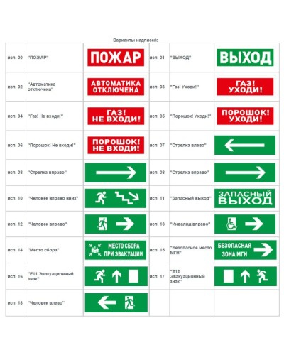 С2000-ОСТ исп.18 Человек влево. Оповещатель световой адресный. Болид в Назрани
