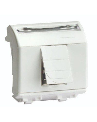 Розетка RJ-45 Brava 2 модуля слоновая кость (75450S): Розетка компьютерная с двумя разъёмами в Назрани