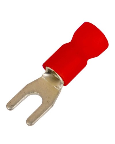 Наконечник вилочный НВИ 0,25-1,5 М3 (D3,2мм) (100 шт) (2A13P-EE-PVC). Наконечник вилочный с изолированным фланцем ПВХ. ДКС в Назрани