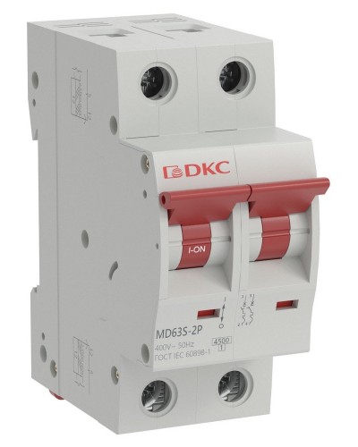 YON max MD63S 2P 16А 4,5кА C (MD63S-2PC16). Автоматический выключатель. ДКС в Назрани