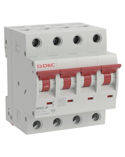 YON max MD63S 4P 50А 4,5кА C (MD63S-4PC50). Автоматический выключатель. ДКС в Назрани